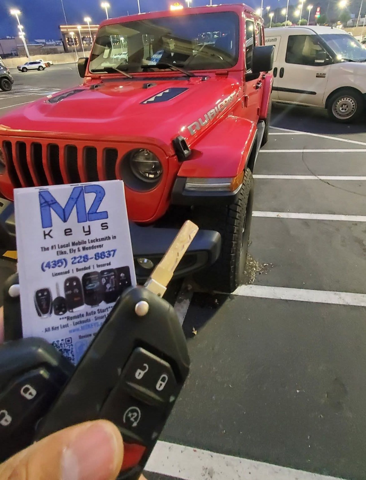 M2 Keys remote start installation job